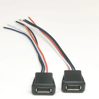 1 ~ 5шт 2-Пинов 4-пинов Конектор за Захранване USB 2.0 2P 4P Конектор Порт за зареждане USB 2.0 Интерфейс за прехвърляне на данни с USB Кабел Зарядно Гнездо