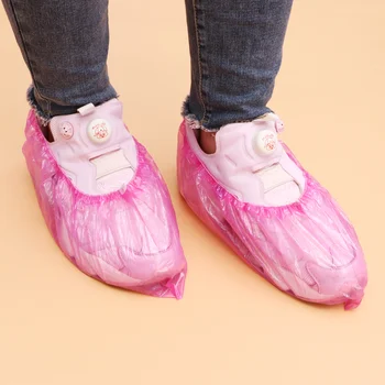 100 Бр. Защитно Покритие За Домашни Обувки За Еднократна Употреба Седалките Защитен Пластмаса Водоустойчив