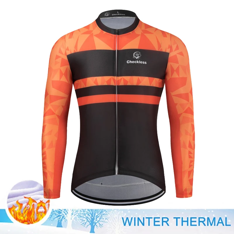 2023 Забавни зимни флисовые тениски за колоезденето с дълъг ръкав МТБ, Велосипедна облекло Ropa Ciclismo, мъжки топло яке за планински велосипед