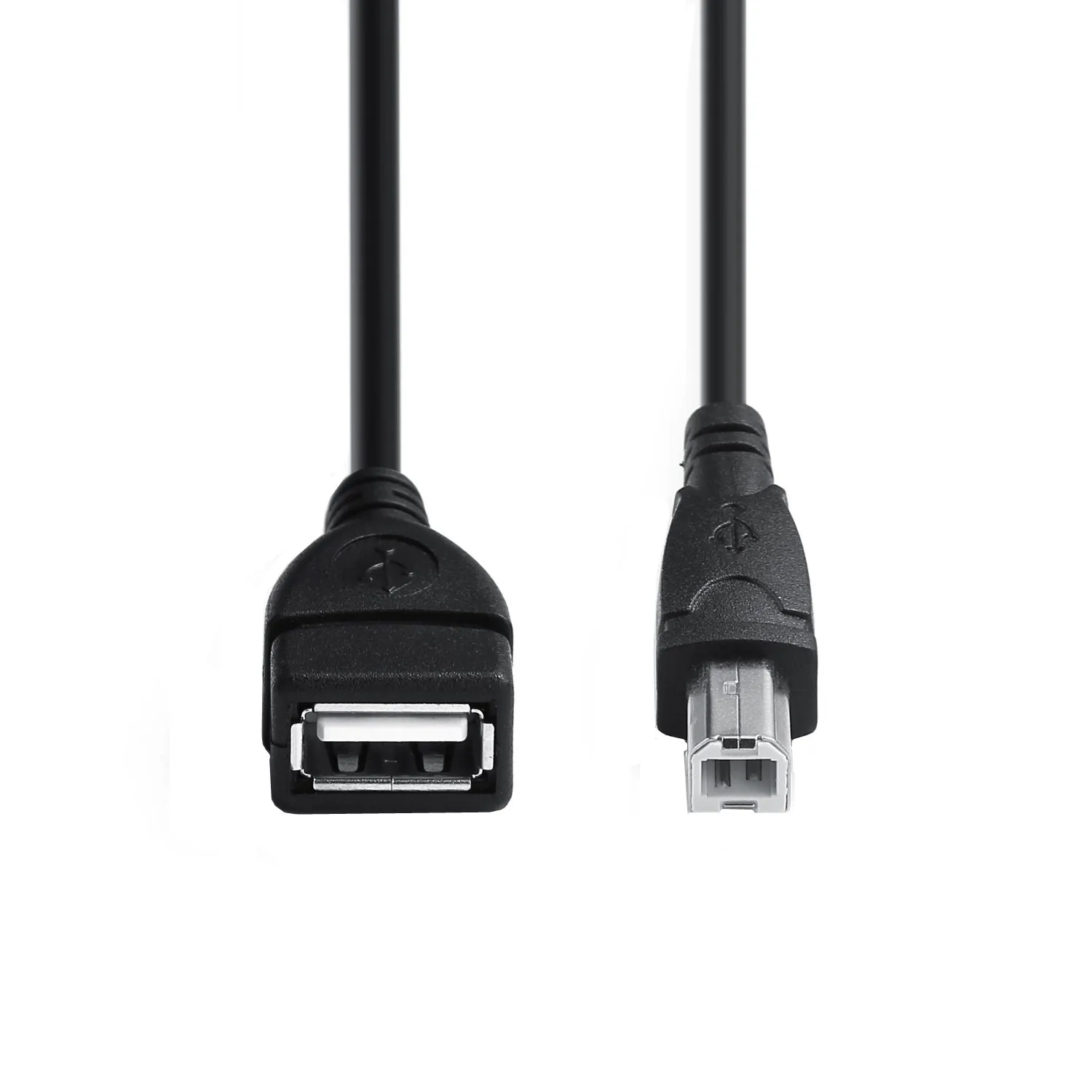 Нов USB 2.0 Тип A Женски USB B мъжки Скенер Кабел за принтер, USB удължителен кабел за принтер, Адаптер 50 см