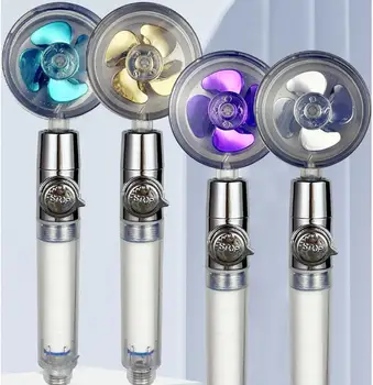 Гореща продажба Водосберегающая накрайник за душ от ABS-пластмаса с високо налягане с ръчен контрол на температурата в 3 цвята, с филтър