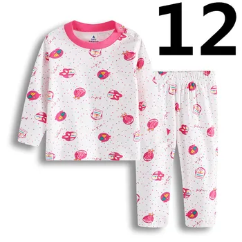 Модерна Пижама за момиченца, костюм от мек памук с високо качество, Бебешки дрехи за сън, цветни пижами за момчета, Комплект за сън За новороденото, Пижами