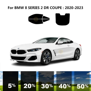 Предварително Обработена нанокерамика car UV Window Tint Kit Автомобили фолио за прозорци на BMW 8 СЕРИЯ 2 DR COUPE 2020-2023