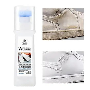 Средство за почистване на бели маратонки, богат на функции полироль за почистване с щеточной глава, Препарати за обувки, Отбеливающее Средство за полиране